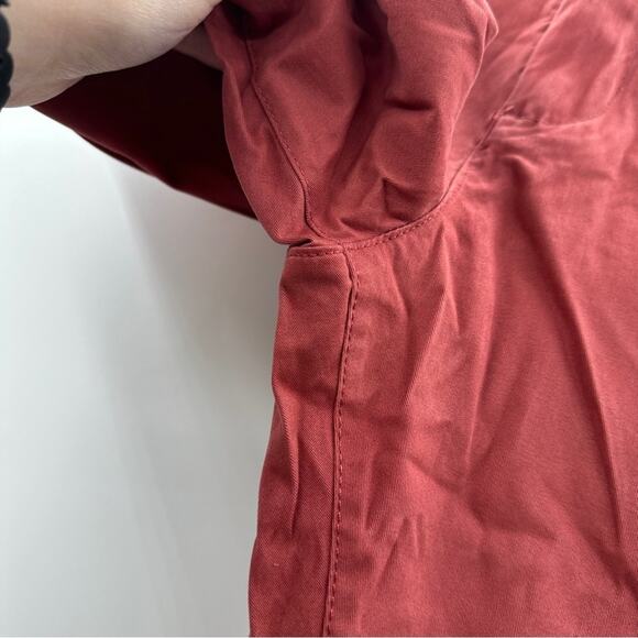 Tailor Vintage Red Slim Fit Stretch Fabric Pants in Canyon Red Sz 36 x‎ 30 NEW - Picture 5 of 10